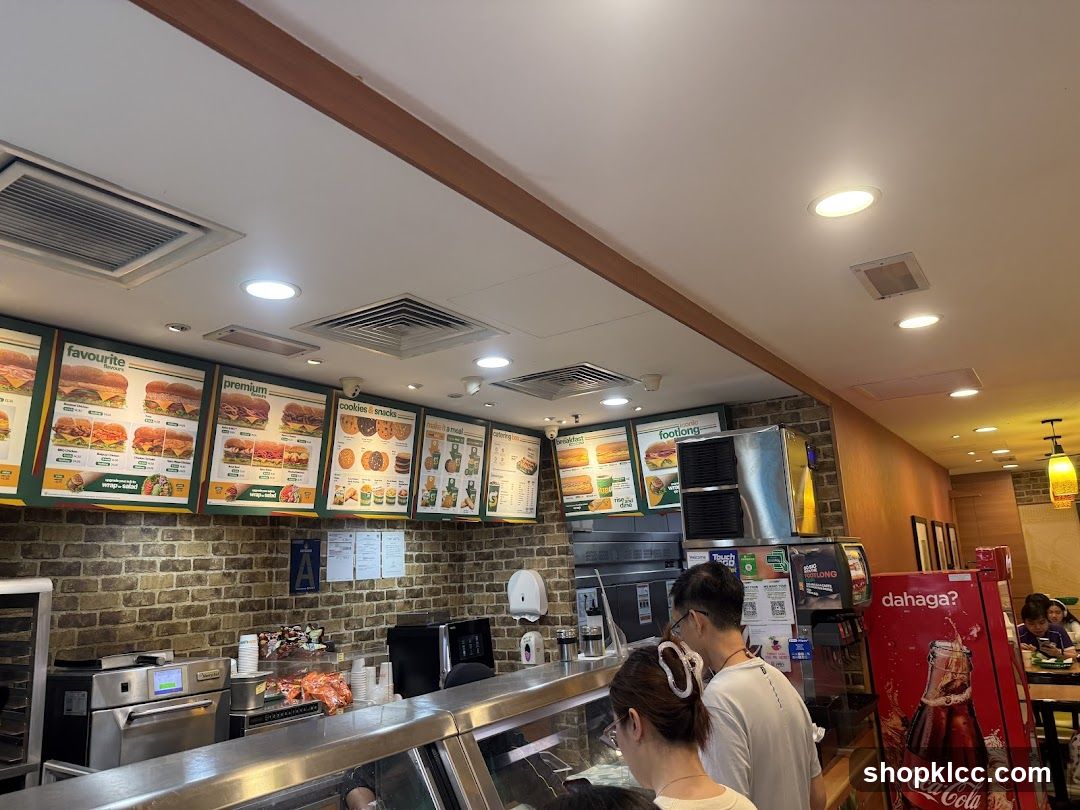 Subway Restaurant Interior