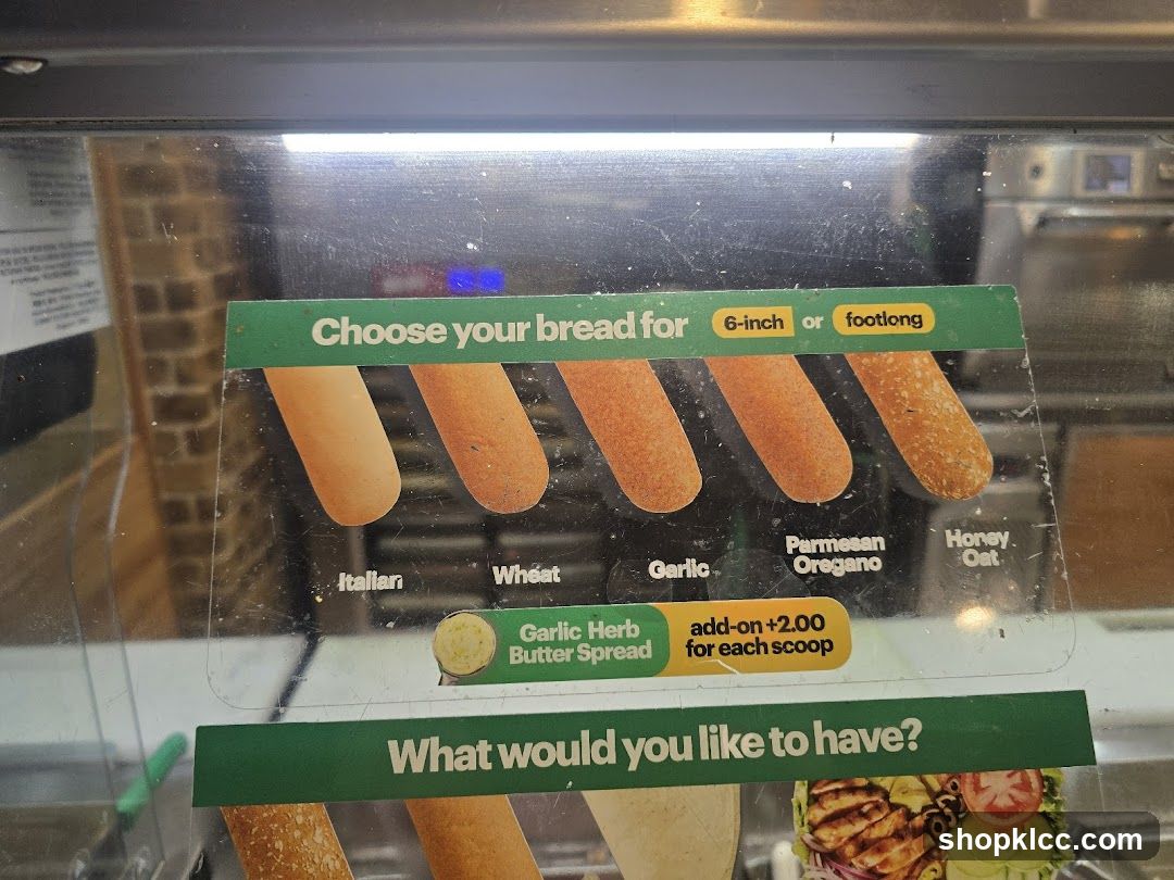 Choose your bread