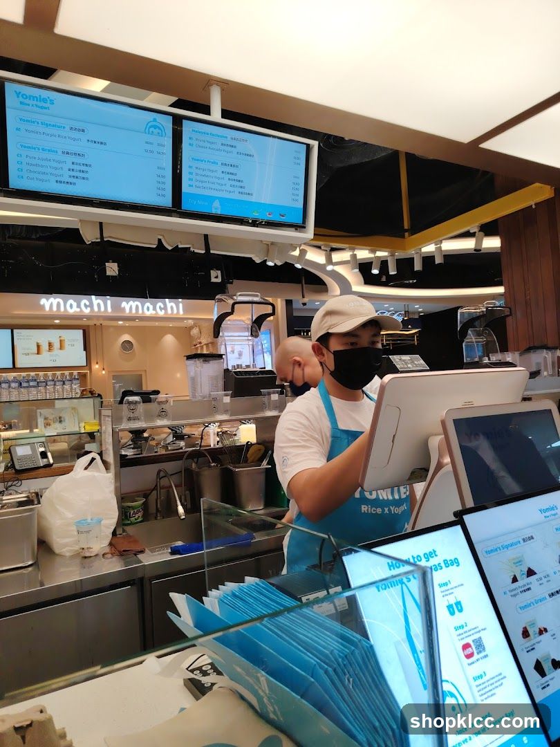 Yomie's Yogurt Shop Counter