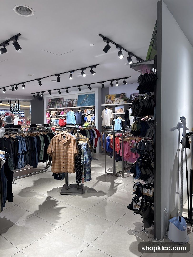 Clothing store interior