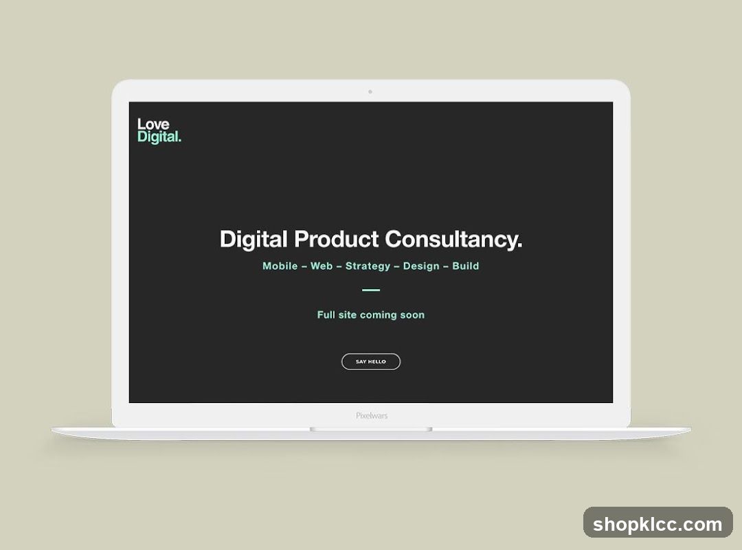 Website Landing Page