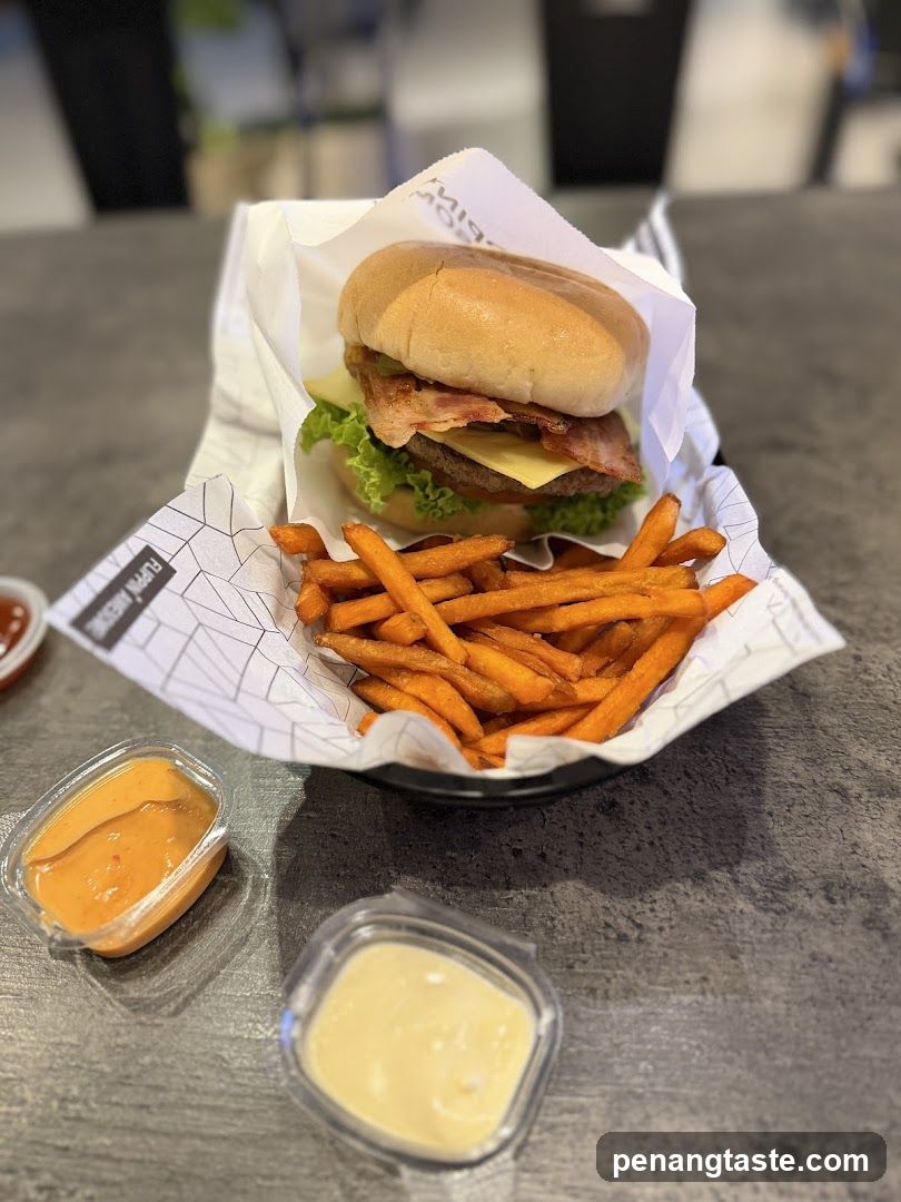 Burger and Fries