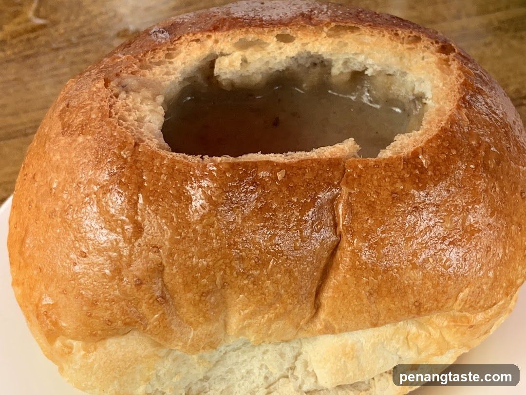 Soup in a Bread Bowl