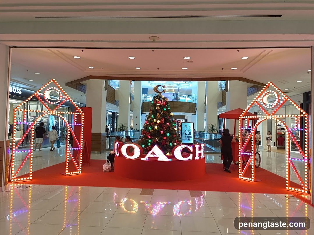 Coach Christmas Display
