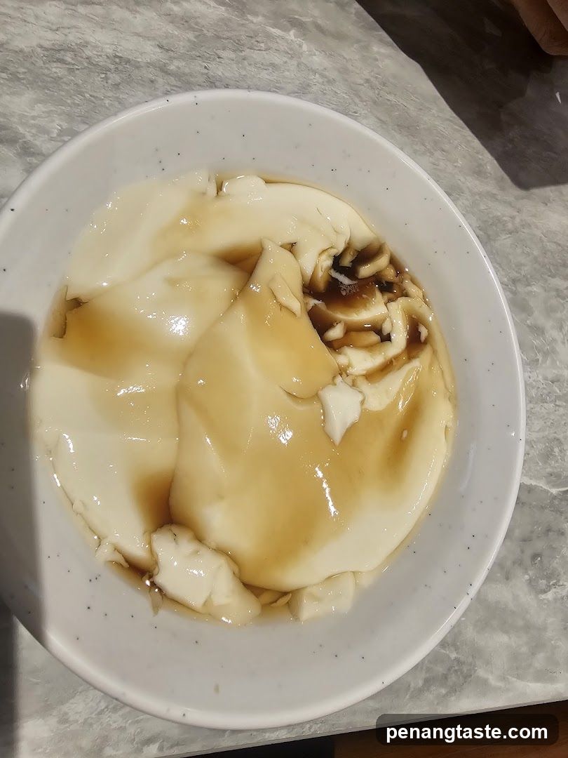 Tofu Pudding with Syrup