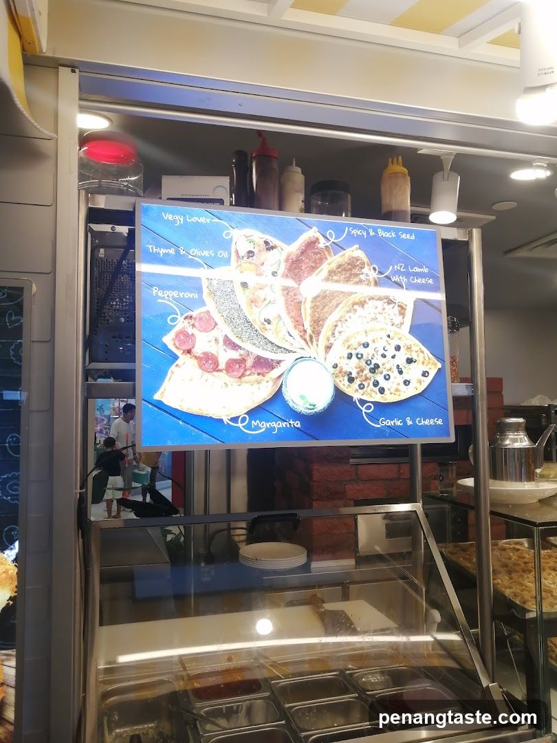 Pizza Menu Display