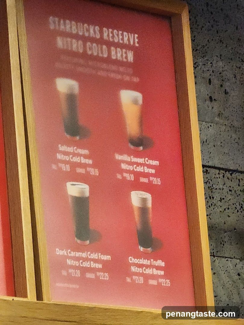 Starbucks Reserve Nitro Cold Brew