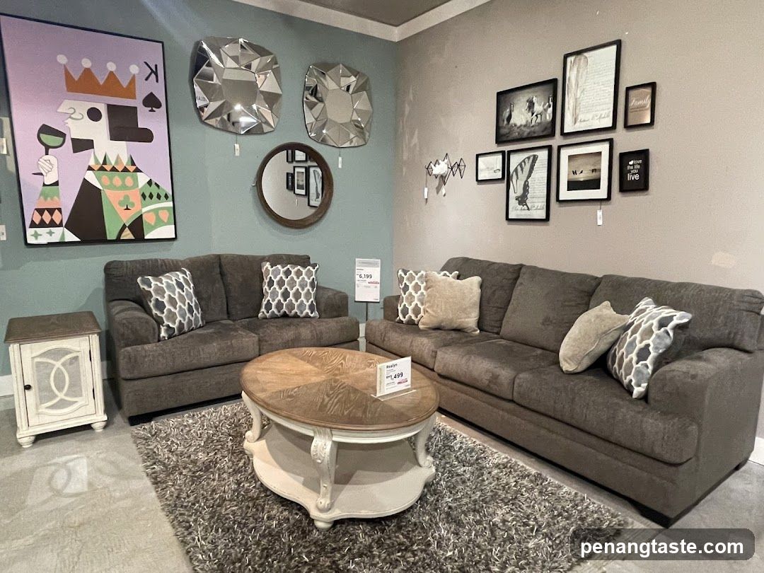 Living Room Furniture Display