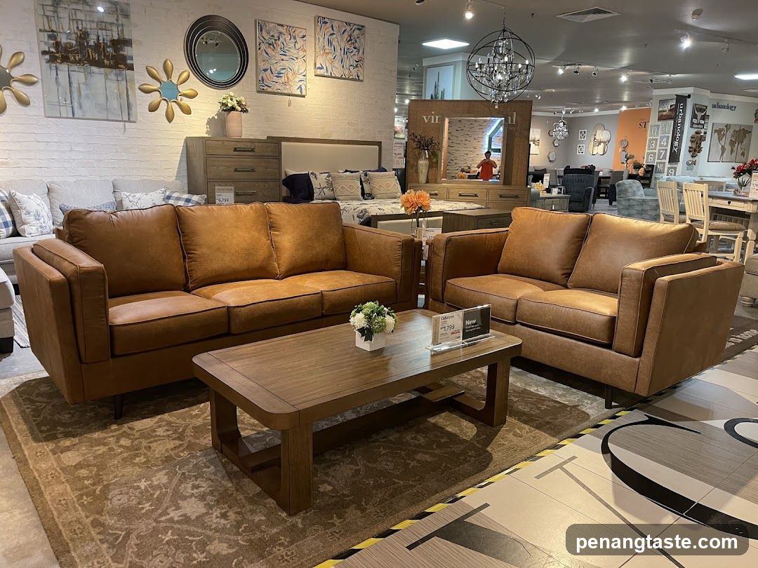 Living Room Furniture Display
