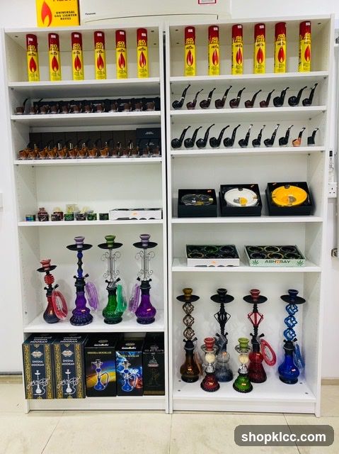 Shelving Unit with Various Products