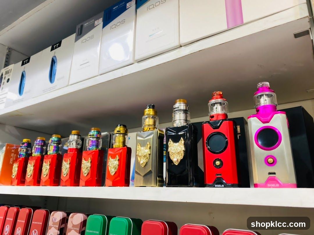 Vape Products Display