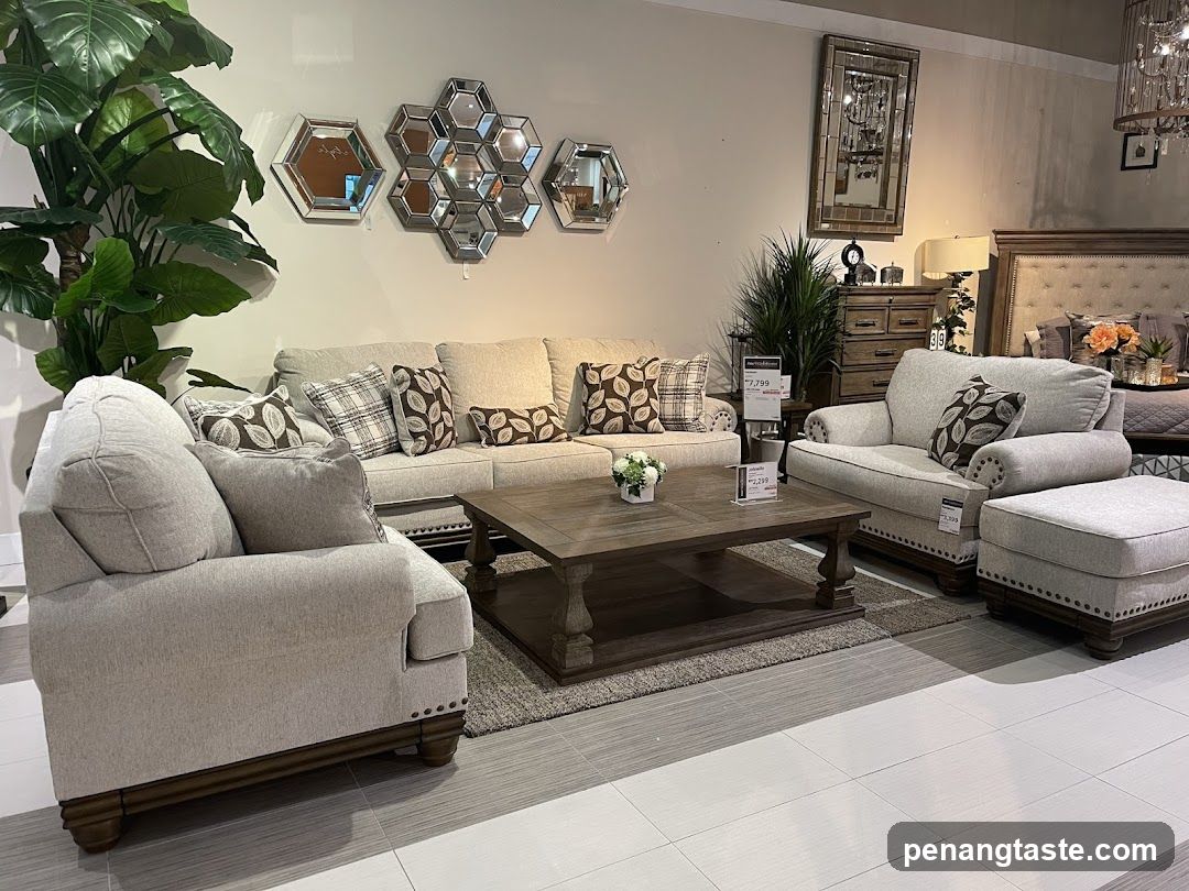 Living Room Furniture Display