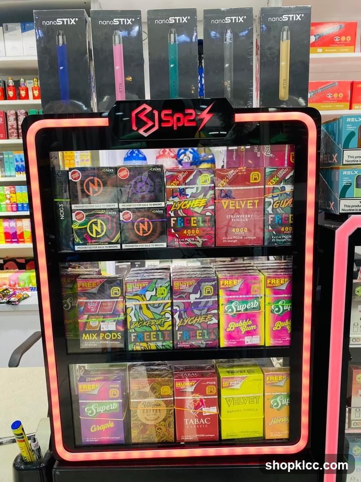 Vape Products Display
