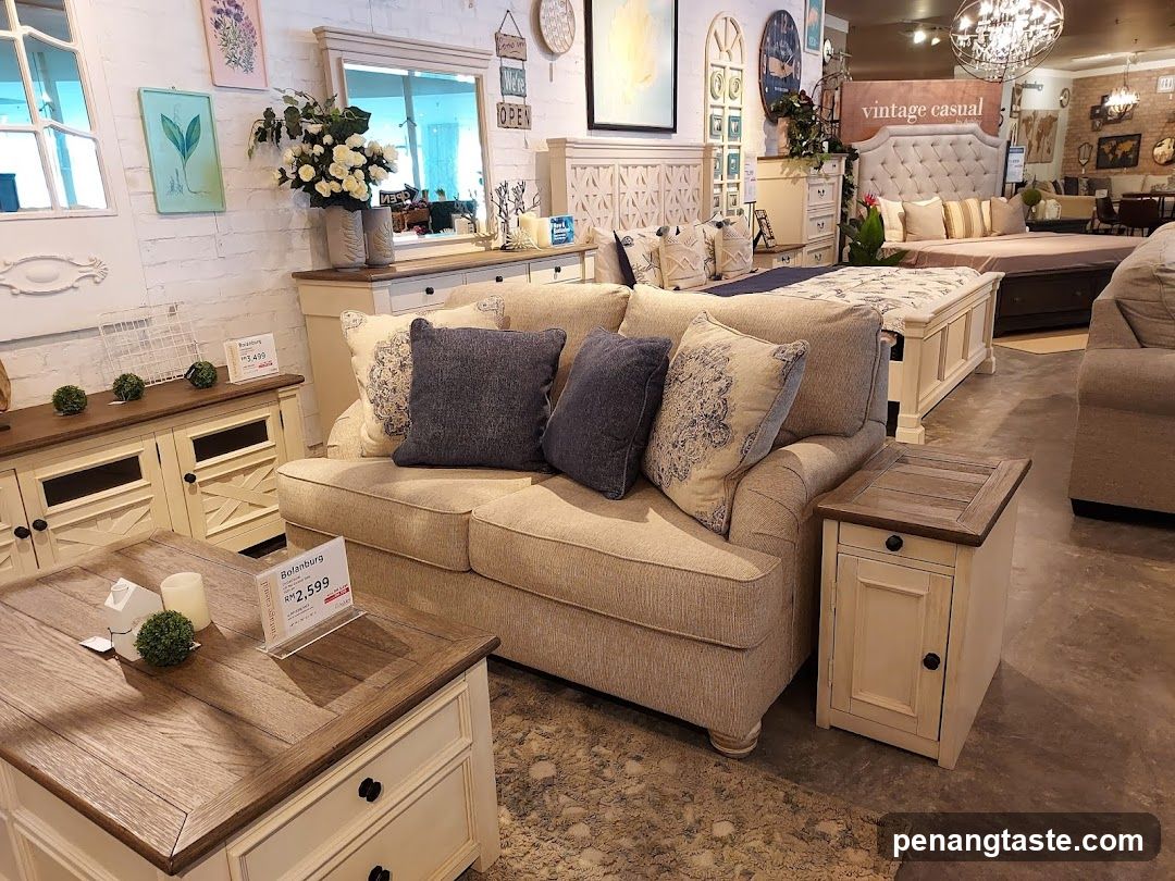 Living Room Furniture Display