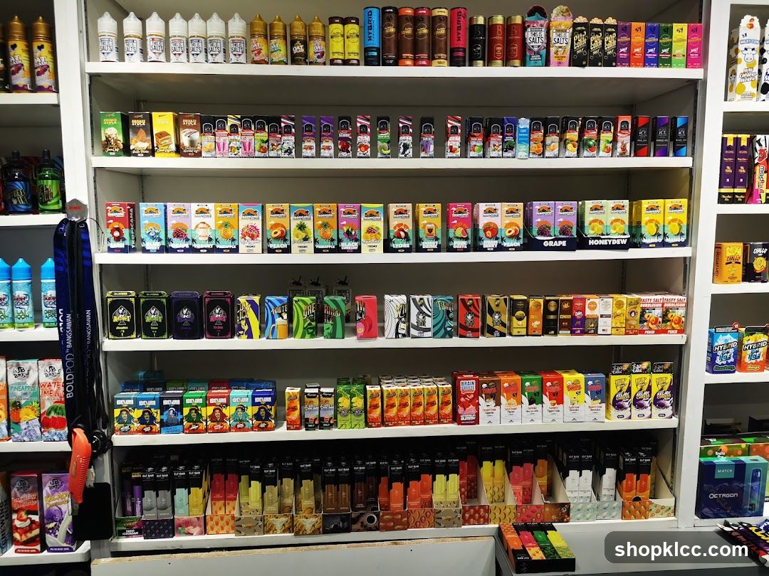 Vape Products Display