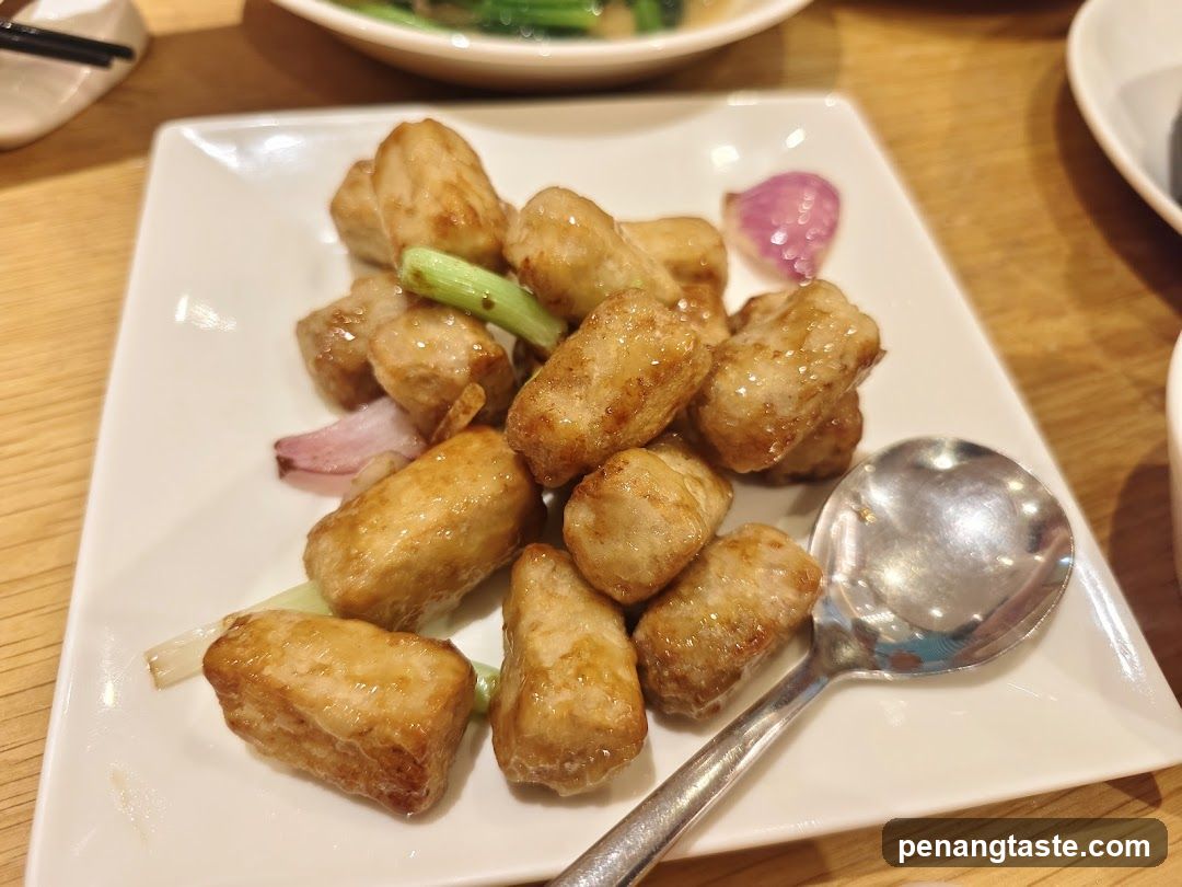 Fried Tofu with Scallions and Onion