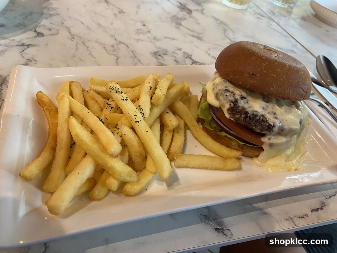 Burger and Fries