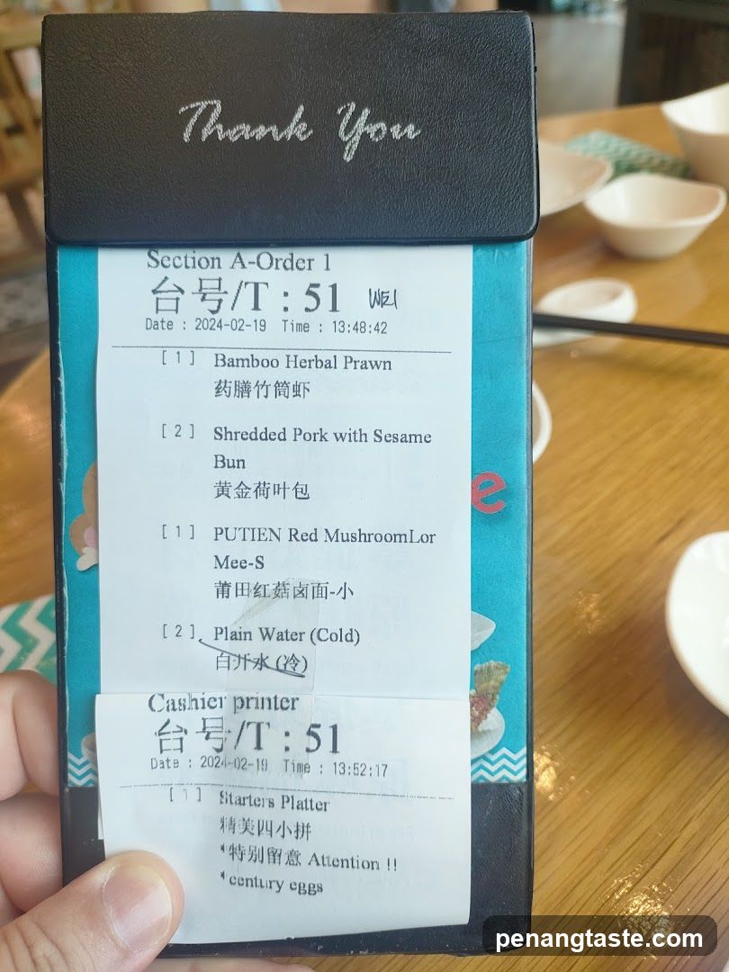 Order Slip