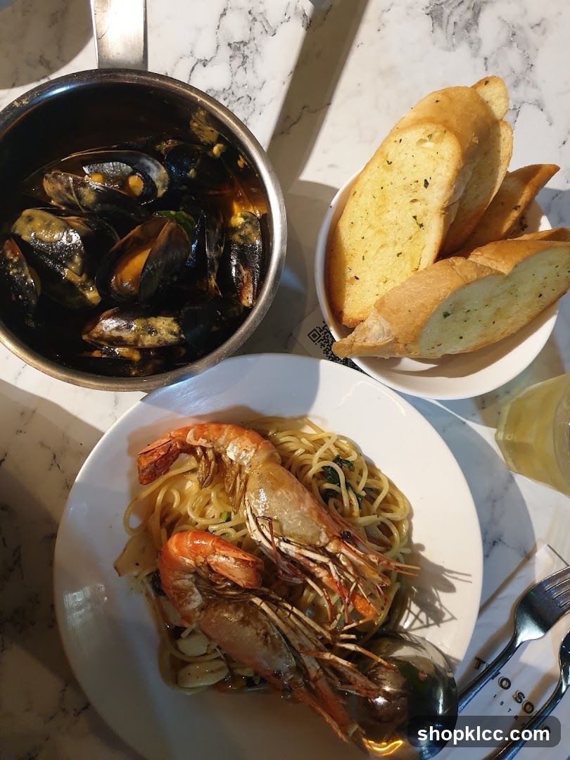 Seafood Pasta and Mussels