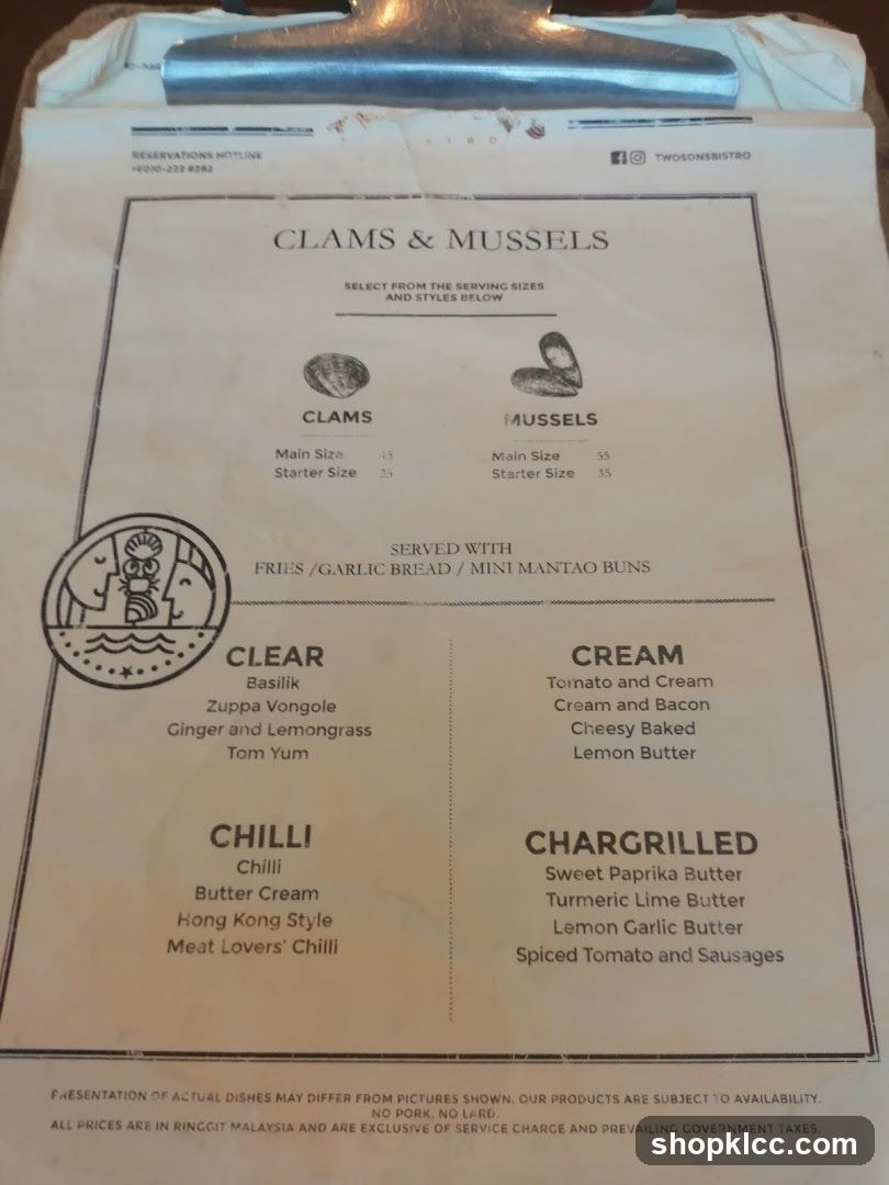 CLAMS & MUSSELS