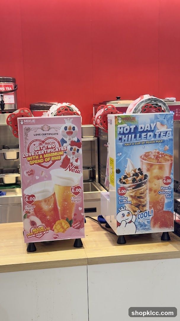 Mixue Drink and Sundae Promotions