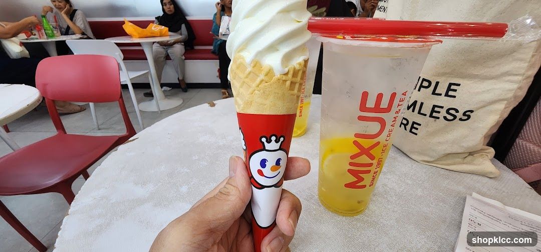 Ice Cream and Drink