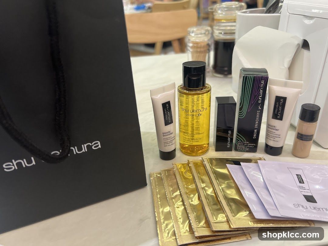 Shu Uemura Product Display
