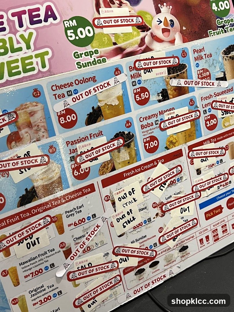 Beverage Menu