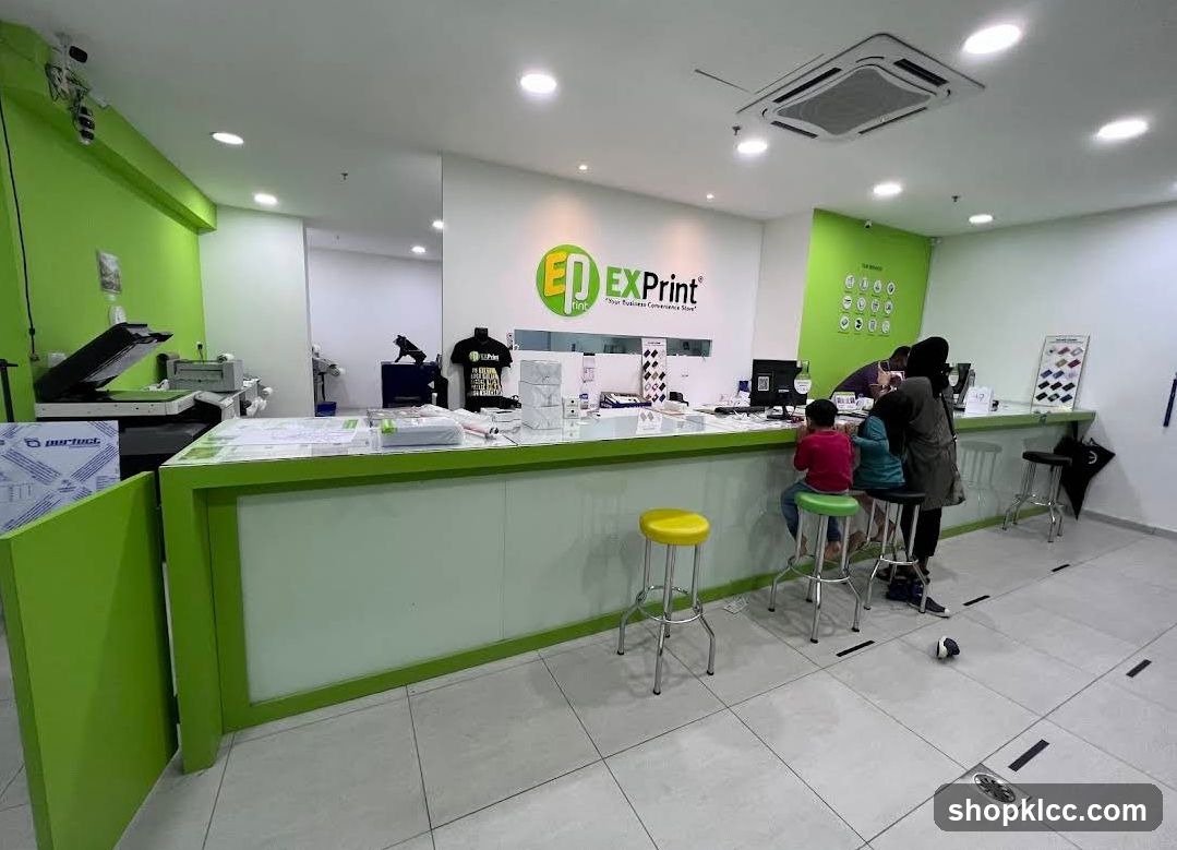 Interior of ED Print Shop