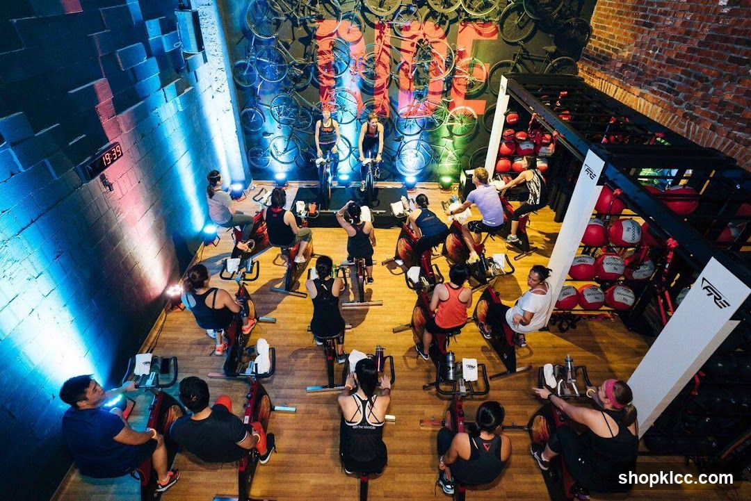Spinning Class in a Gym