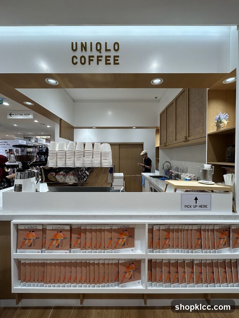 Uniqlo Coffee Counter
