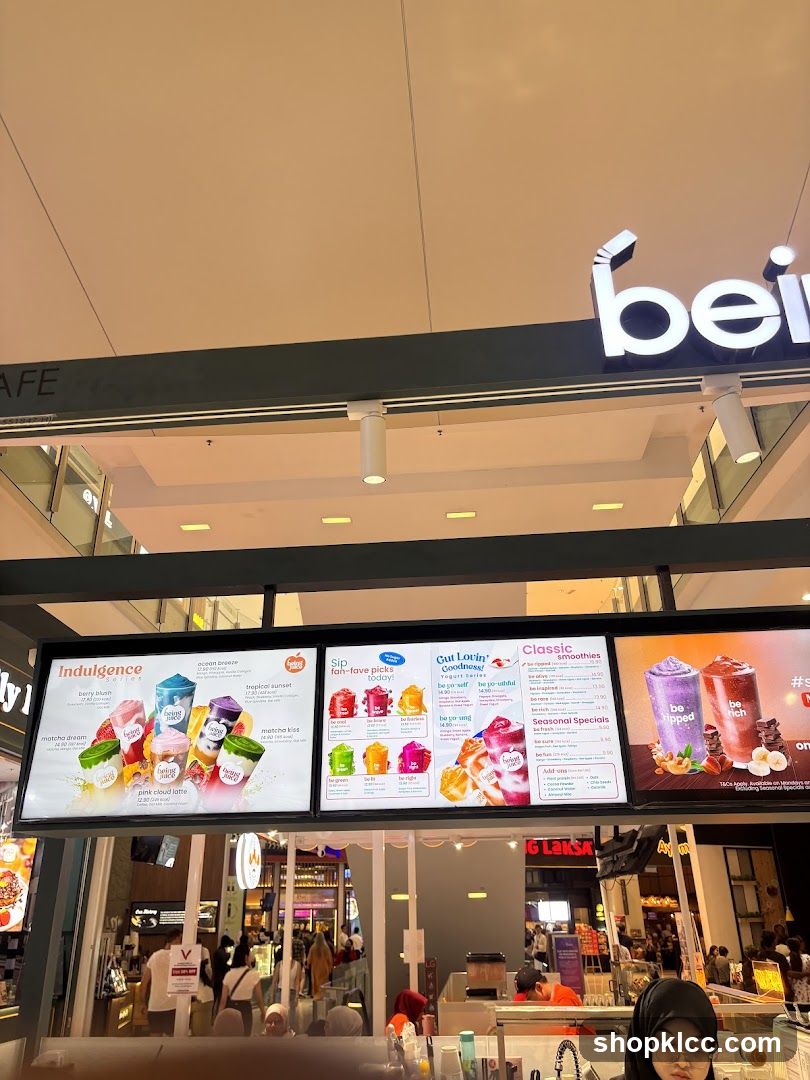 Being Juice Menu