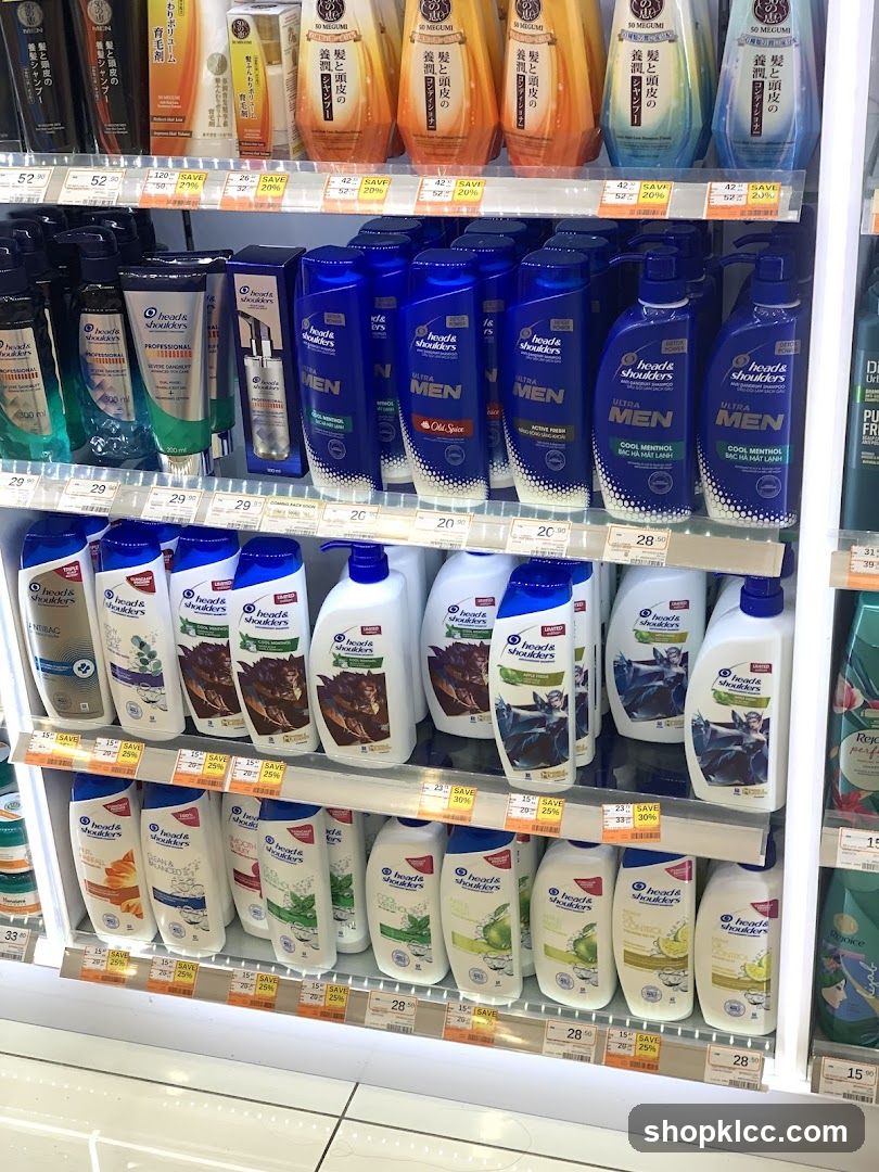 Shampoo and Conditioner Display