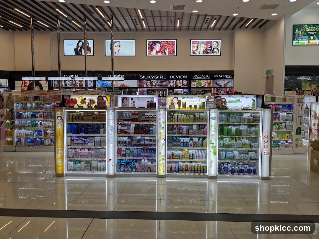 Cosmetics and Skincare Display