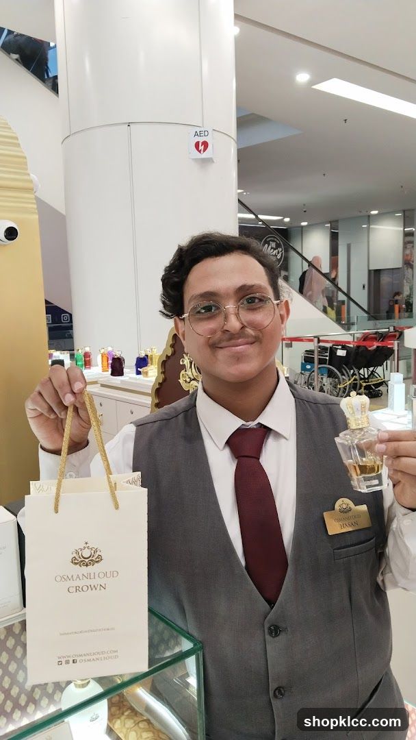 Sales Associate with Perfume