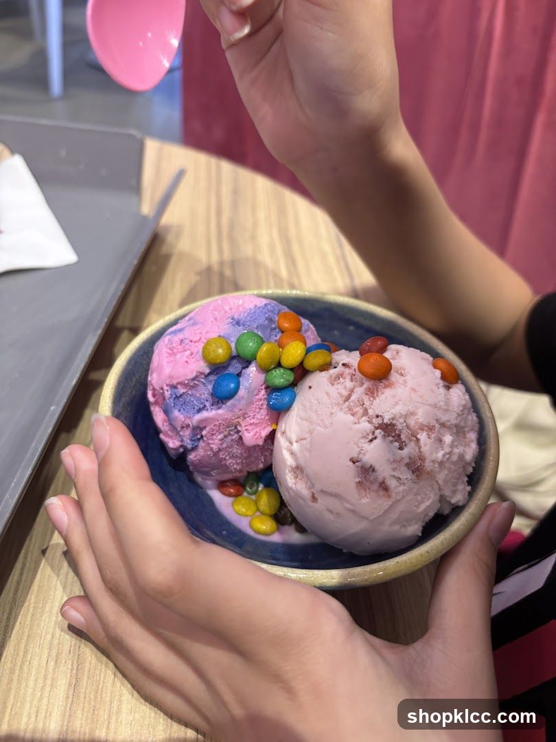 Ice Cream with Candies