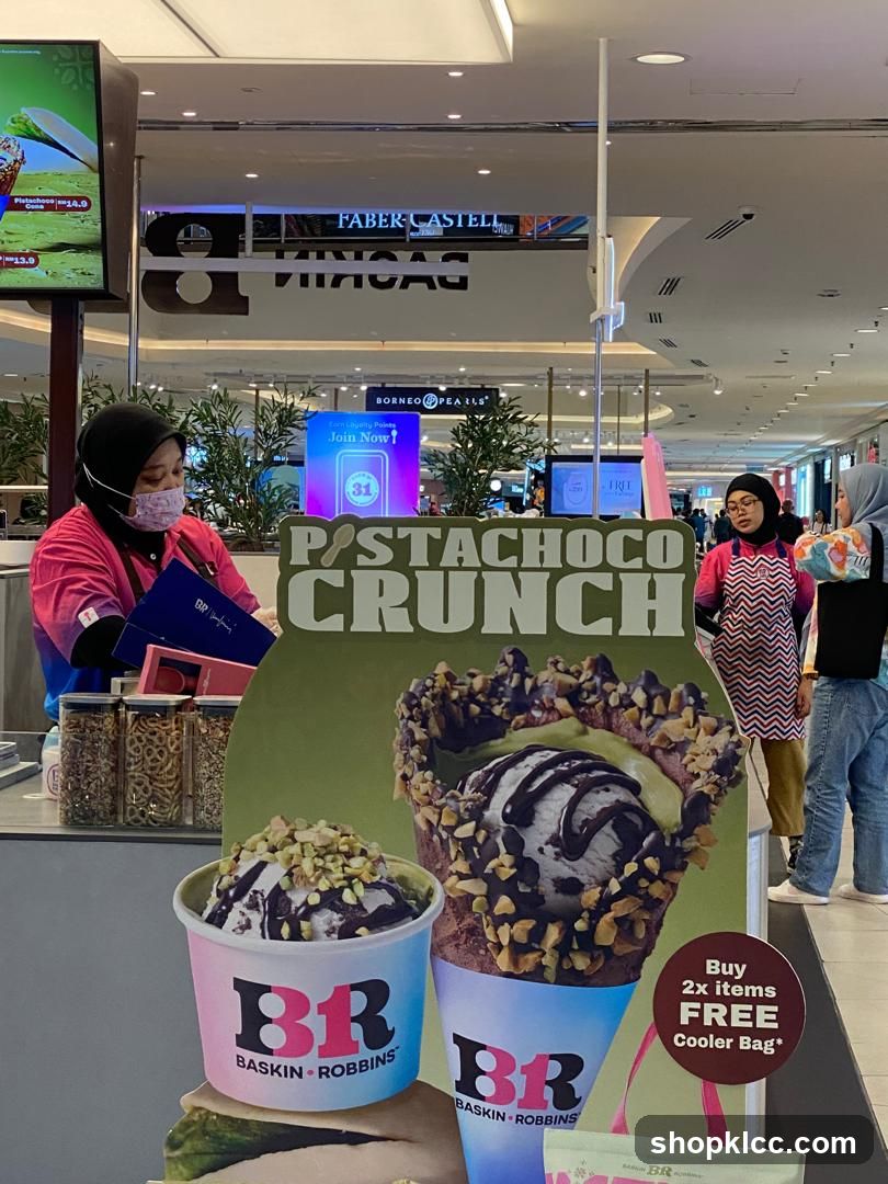 Baskin Robbins Pistachoco Crunch Promotion
