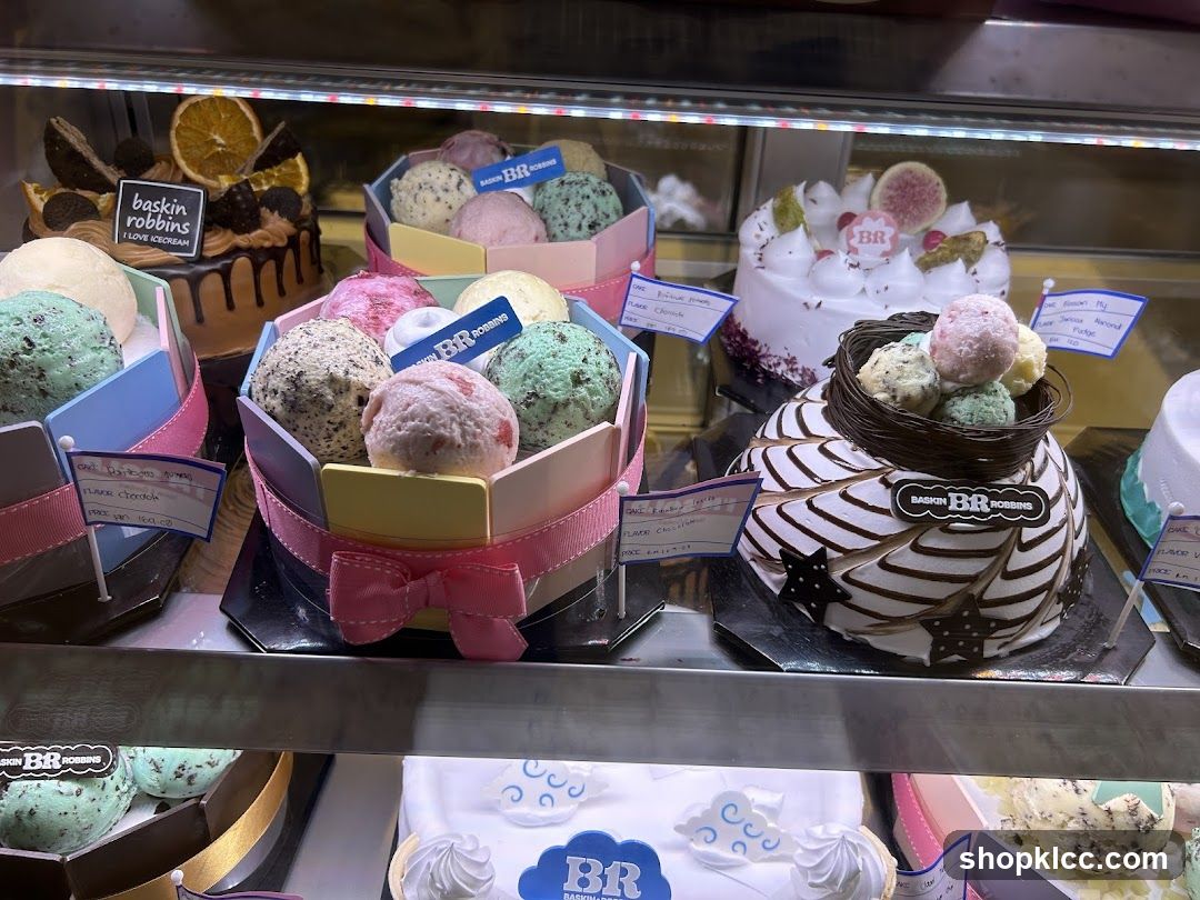 Baskin Robbins Ice Cream Display