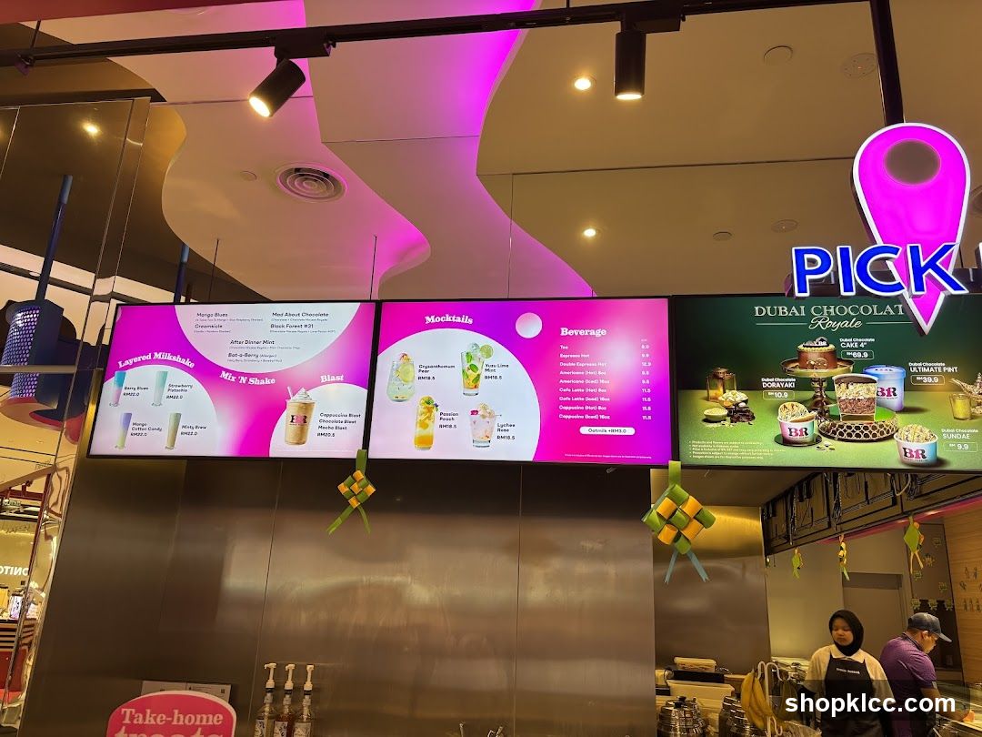 Dessert and Beverage Menu