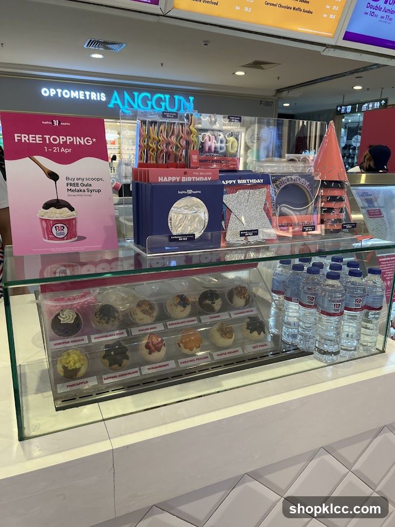Baskin Robbins Display