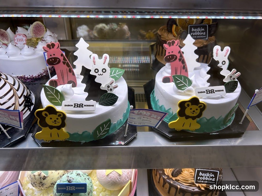 Baskin Robbins Cakes and Ice Cream