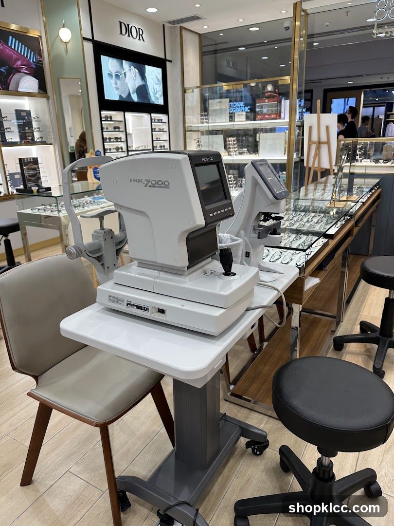 Optometry Equipment in Store