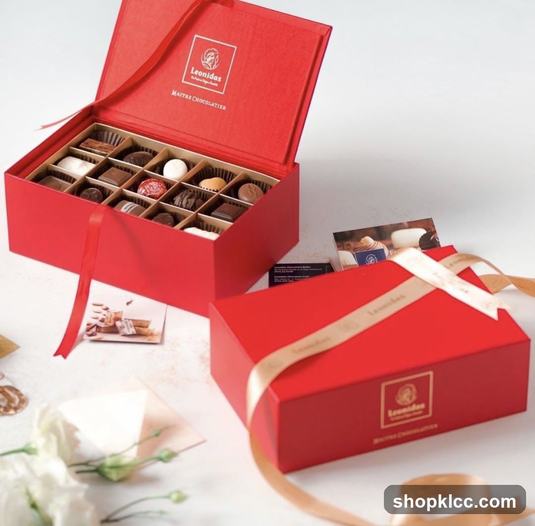 Red Chocolate Gift Boxes