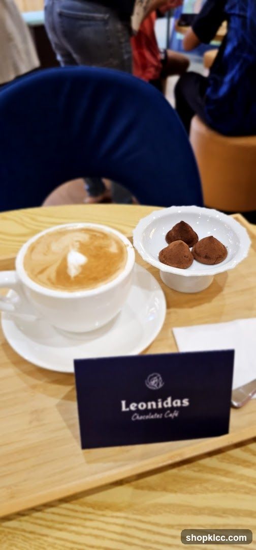 Leonidas Chocolates Cafe Interior