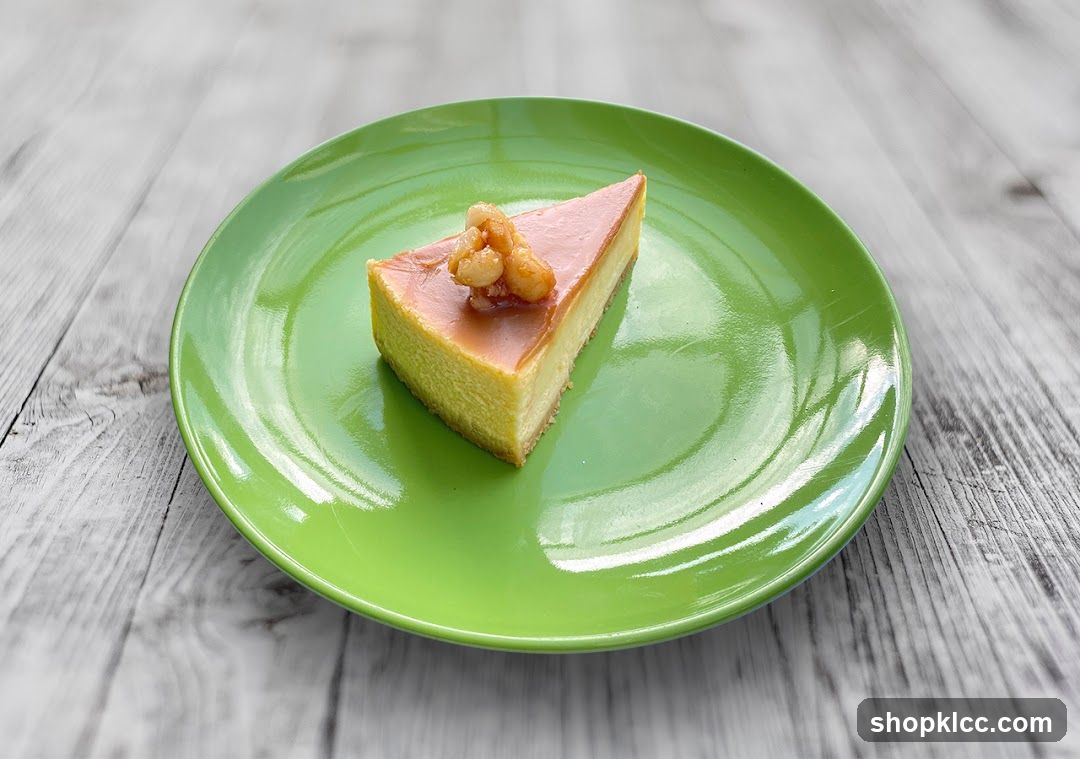Cheesecake with Caramel Topping