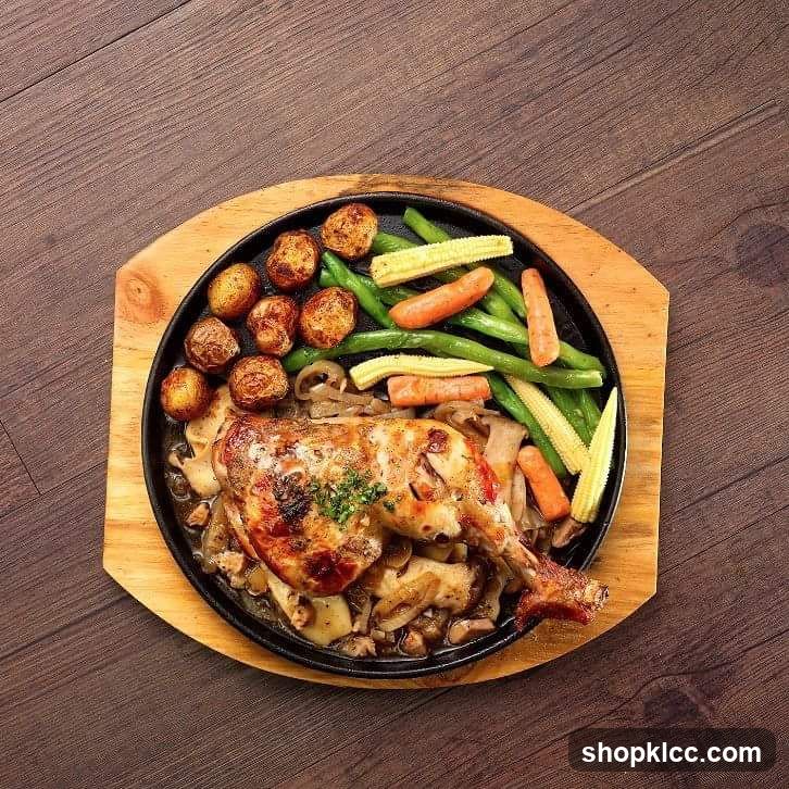 Sizzling Chicken with Vegetables and Potatoes