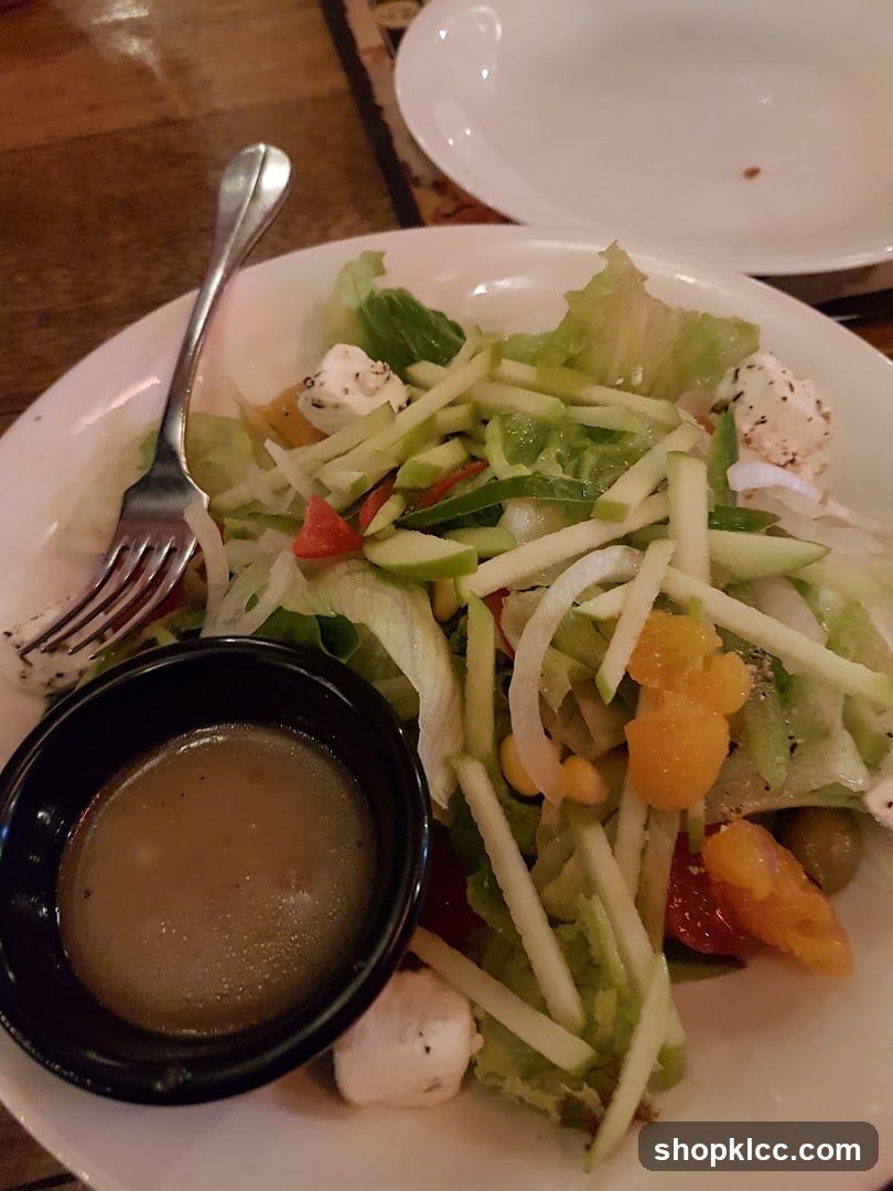 Salad with Dressing