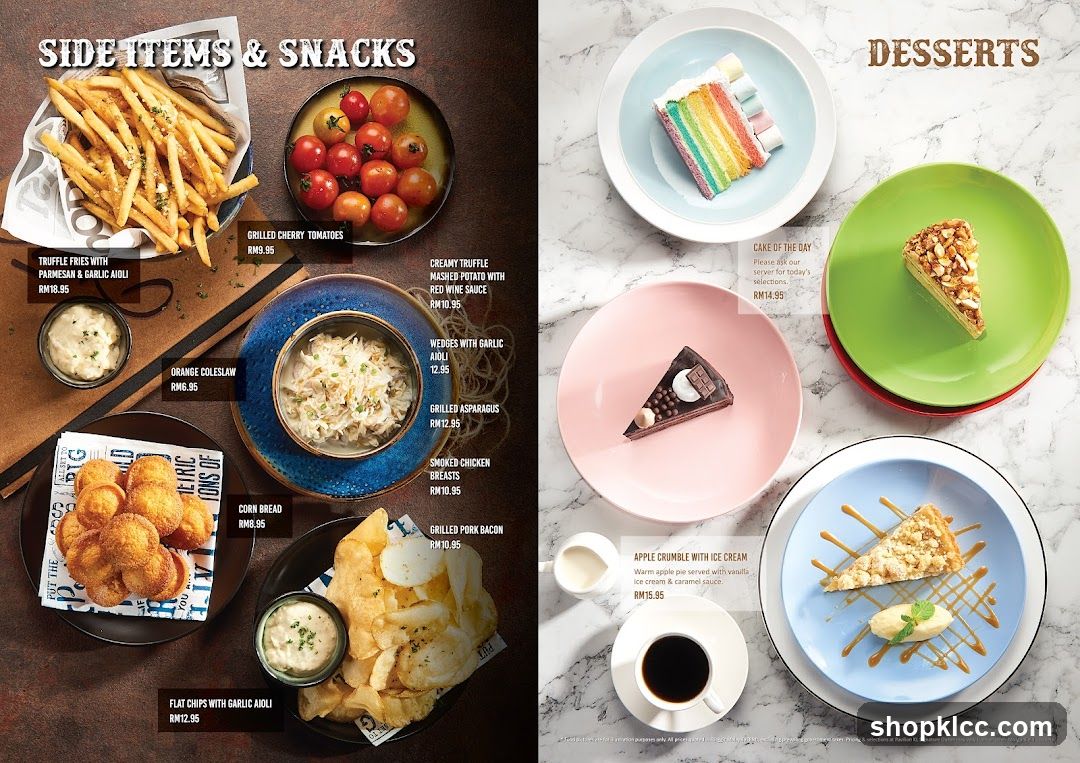 Side Items & Snacks Menu