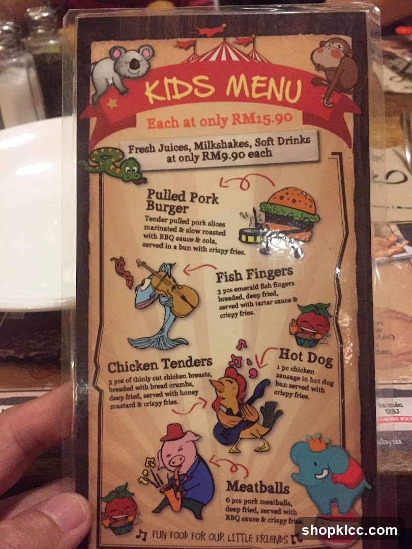 Kids Menu