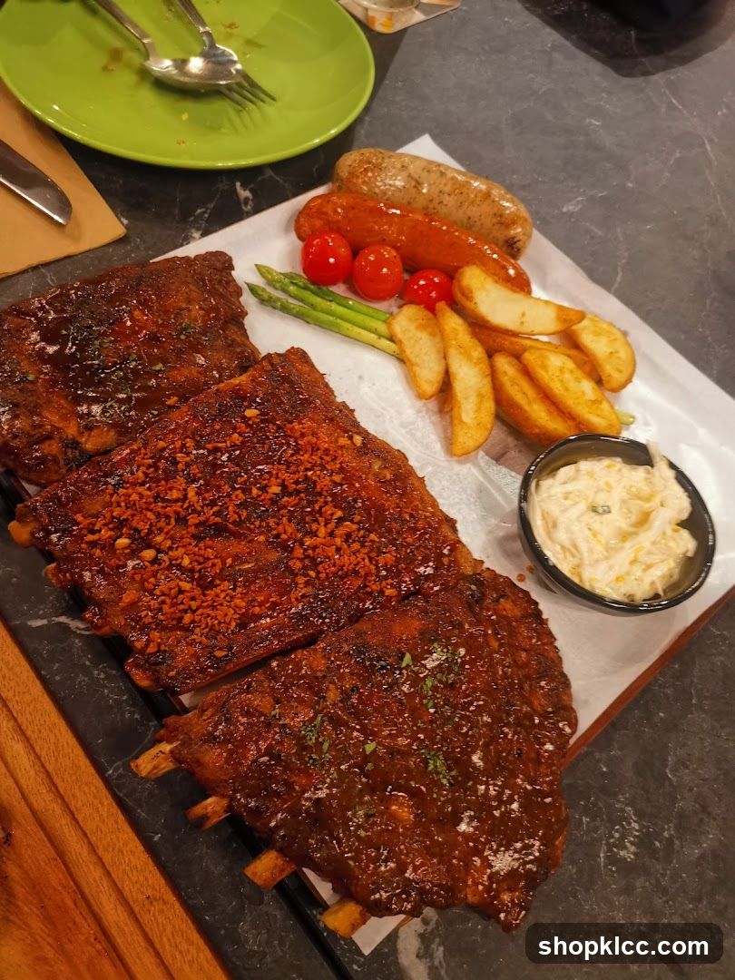 BBQ Ribs Platter with Sides